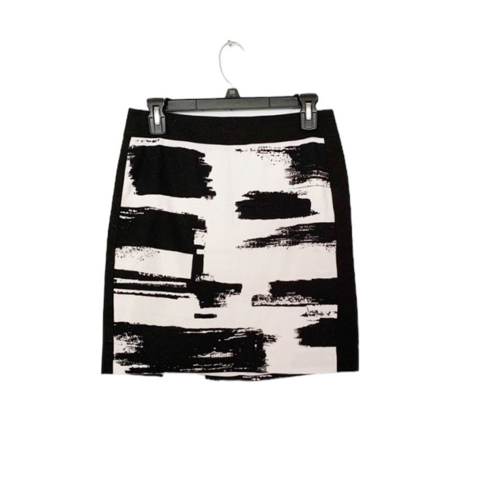 Ann Taylor Black White Skirt